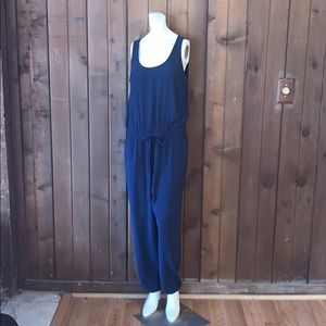 Cabi Navy Blue Sleeveless One Piece Jumpsuit